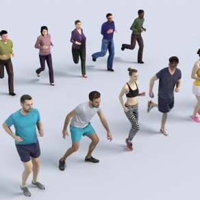 多人3D模型下载